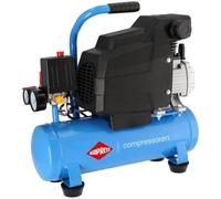 AIRPRESS Compresor de aire H 185-6 8 bar 1.5 CV 82.3 l/min 6 Lts. Compresor de aire pequeño con aceite - Compresor doméstico movil