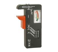 AirPromise Probador universal de batería para pilas AAA, AA, C, D y Botton, 1.5V, 9V, Comprobador de voltaje de batería para reciclar baterías (BT-168)