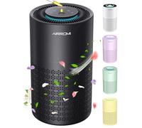 AIRROMI Air Purifier for Bedroom with True H13 HEPA 3-in-1 Filters, Pet Air Purifiers for Home Cat Pee Smell, Covers Up to 983 Ft², Quiet 360° intake Air Cleaner for Allergies Dust Smoke Odor Dander