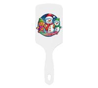 Airs Cepillo de almohada de Navidad, peine desenredador para el pelo, peine de peluquería, masaje, peine para el cabello, peine de forma redonda