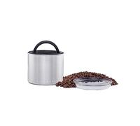 Airscape Bote de almacenamiento de café en grano y comida | Acero inoxidable | Con tapa hermética patentada que conserva la frescura de los alimentos | Capacidad: 250 gr | COLOR: ACERO PULIDO
