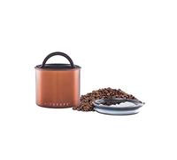Airscape Bote de almacenamiento de café en grano y comida | Acero inoxidable | Con tapa hermética patentada que conserva la frescura de los alimentos | Capacidad: 250 gr | COLOR: COBRE MATE