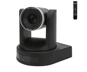 Airshi Cámara de Vídeo HD 1080P, Disparo Versátil 4 Métodos de Control 3 Protocolos de Control Cámara PTZ con Zoom óptico 10X para Enseñanza en Línea (Enchufe de la UE)
