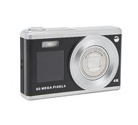 Airshi Cámara Vlog, Cámara Digital Inteligente Antivibración, Enfoque Automático, Captura de Cara Sonriente, 750 MAh para Viajes (Black)