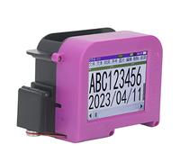 Airshi Codificador de Inyección de Tinta Portátil, Impresora de Inyección de Tinta Portátil de Larga Duración ABS de 100-240 V, Simple para Cartón de Papel Liviano (Enchufe Europeo