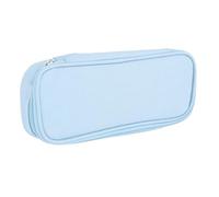 Airshi Estuche Pequeño para Lápices, Estuche Resistente de Poliéster para la Escuela (Blue)