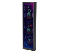 Airshi Exhibición Secundaria del Caso, Exhibición de Temperatura del Monitor LCD IPS de 8,8 Pulgadas para PC (Black)