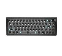 Airshi Kit de Teclado DIY, Kit de Teclado con Conexión 5.0, Carcasa de ABS, Tres Modos con Perilla para el Hogar para (Black)