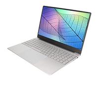 Airshi Laptop, EU Plug 100-240V IPS Display Silver Laptop para Estudios (16+512G Enchufe de la UE)