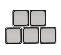 Airshi Malla de Filtro de Polvo para Ventilador de Chasis de PC, Cubierta de Malla de Polvo para Ventilador de Refrigeración de Nailon Resistente a la Presión de 140 Mm, 5 Piezas para