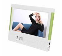 Airshi Marco de Fotos Digital, Funciones de Calendario y Reloj Pantalla de 7 Pulgadas Marco de Fotos Digital de 100-240 V para el Hogar (Enchufe de la UE)