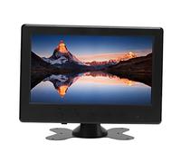 Airshi Monitor de Vídeo en Color LED, Monitor LED de 7 Pulgadas Portátil VGA AV BNC USB Entrada CC 100-240 V para el Hogar para Computadora (Enchufe de la UE)