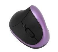 Airshi Ratón óptico Vertical, 800 1200 1600 dpi Ratón Ergonómico para Diestros Reduce la Tensión Muscular 2.4G Inalámbrico para Tableta para PC (Purple)