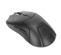 Airshi Ratón para Juegos 1000 a 4000 dpi Control de Volumen Luz de Respiración Ratón de Oficina Modo Triple Inalámbrico para Viajes (Black)
