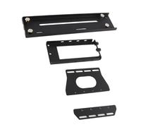 Airshi Soporte Vertical de GPU, PCI Movible E 3,0 X16 del Soporte de GPU del Hierro para la Caja de la PC de ATX (26 * 6,2 * 12,8 cm)