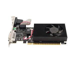 Airshi Tarjeta Gráfica de Escritorio, Tarjeta de Vídeo para Juegos 4G DDR3 128bit HD DVI VGA PCI Express X16 3.0 para Computadora