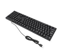Airshi Teclado de Idioma Minoritario, Teclado con Cable USB Cable de 4.9 Pies Diseño Ergonómico Plug and Play para Oficina (Español)