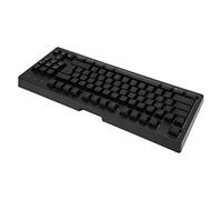 Airshi Teclado Inalámbrico 2,4G, Teclado Inalámbrico de 87 Teclas, Material ABS, Interfaz USB 2,0 Ligera y Delgada, Batería para Juegos de 1800mA (Black)