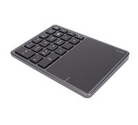Airshi Teclado Numérico, Teclado Numérico Inalámbrico Tipo C Puerto 10m Inalámbrico para Computadora (Gray)