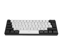 Airshi Teclado RGB, Teclado Ergonómico para Juegos, Sensación Mecánica DC 5V Plug and Play para Oficina (White)