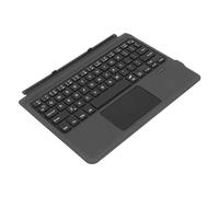 Airshi Teclado, Teclado Inalámbrico Escritura Silenciosa Conexión Fácil Inalámbrica Panel Táctil Sensible Negro para Viajes (con retroiluminación Colorida (batería de 450)