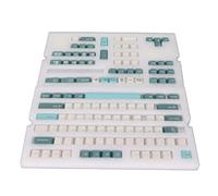 Airshi Teclas PBT, Colores Vivos Premium PBT 128 Teclas 128 Teclas Fácil Instalación para Teclado Mecánico (Crisóforo)