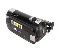 Airshi Videocámara Digital, Cámara Portátil de 16MP 1080P 16X Zoom HD para Vlogging (Black)