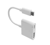 AIRSKY Adaptador USB C a HDMI, adaptador USB C a HDTV para iPhone 15, 4K60Hz MacBook Pro Air iPad Pro, TV HD tipo C con carga 4K/100W, adaptador U-S-B C HDTV para Pixelbook/Surface Go/Tablet/Laptop