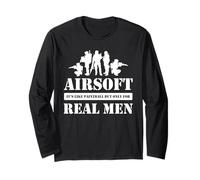 Airsoft es como Paintball, Pero Solo para Hombres de Verdad Manga Larga