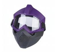 Airsoft, Paintball Full Face Tactical Mask, Máscara extraíble con Visera Gafas Moto Paseo Esquí Halloween CS Game Cosplay