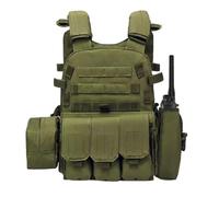 Airsoft Vest Kids | Adjustable Multiple Pouches Protective Gear,Sturdy Oxford Fabric Vest,for Paintball Enforcement Training Outdoor Cosplay Costume Role Play Combat Battle Guard