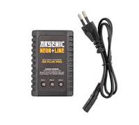 AirsoftManiacs Cargador Balanceador Arsenic B3 Plus LiPo Li-Ion 20W | Carga equilibrada de celdas, indicadores LED, conectores JST-XH, diseño compacto, uso sencillo
