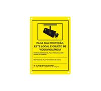 AIRSPACE DEM-281P DEM-281P CCTV-Schild auf Portugiesisch