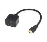 Airspace SAM-3894 SAM-3894 Splitter de 1 entrada HDMI macho a 2 salidas HDMI hembra.