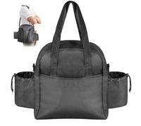 AIRSSON Funda de transporte para estufa de camping Coleman, se adapta a la parrilla Coleman Fold N Go de 1 y 2 quemadores, tela Oxford 600D resistente con cremallera/asa/correa para el hombro