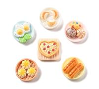 Airssory Dijes de resina con diseño de corona de frutas para desayuno de insectos, para manualidades, manualidades, bolsa de teléfono, zapatos, uñas artísticas, Sin tipo de metal