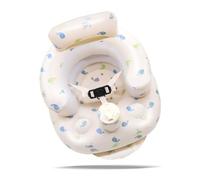 AirSwim - Asiento inflable mejorado para bebés de 3 meses en adelante, silla inflable para bebé con arnés de 3 puntos, silla de verano para niños pequeños para sentarse, sofá portátil para piso