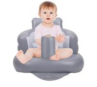 AirSwim Asiento inflable para bebé, silla inflable para bebés de 3 meses en adelante, silla inflable de verano con bomba de aire integrada, sofá de suelo infantil para aprender a sentarse, hacer