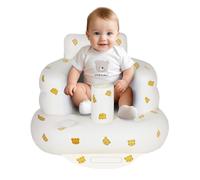AirSwim Silla inflable para bebé, asiento inflable para bebés de 3 meses en adelante, silla inflable de verano con bomba de aire integrada, asiento de bumbo para aprender a sentarse, palying, camping