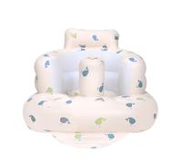 AirSwim Silla inflable para bebé de 3 meses o más, asiento de bebé inflable de verano para sentarse, asiento inflable de piso para bebé con bomba de aire incorporada, ballena