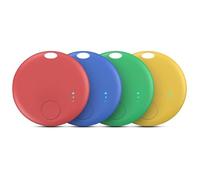Airtag Android y iOS, 4pcs Localizador GPS Android, Bluetooth Tracker Buscador de Objetos Bluetooth Compatible con Google Find Hub y Apple Find My Smart Tracker Tag para Llaves, Maletas,Equipaje