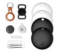 Airtag, Set de 4 Piezas Localizador de Llaves, Compatible con la App Buscar mi Dispositivo para Apple (Solo iOS), Batería Reemplazable