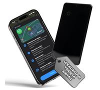 AirTag Tarjeta | Localizador Bluetooth Compatible con Find My, diseño Premium Ultrafino 2 mm | Tag localizador Recargable por inducción | Diseñado para no Perder lo Importante | Exclusivo iOS