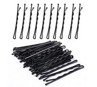 Airtailors 60 Piezas Horquillas, 5,5cm Horquillas Pelo Mujer, Onduladas Bobby Pins de Metal para Mujeres, Niñas, Salón de Peluquería