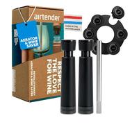 Airtender aireador de vino y kit de vacío - bomba de vacío - 6 tapones de vino - caja de regalo
