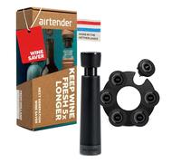 Airtender - Bomba de vino de vacío - 6 tapones de vino - vacunación - a prueba de fugas - caja de regalo