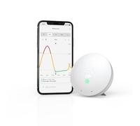Airthings 292 Wave Mini: monitor de la calidad del aire interior con detectores de COV (compuestos orgánicos volátiles), humedad y temperatura, inalámbrico