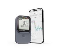 Airthings 325 Corentium Home 2 - Detector de radón, Color Gris Oscuro