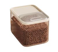 Airtight 10L Dog Food Dispenser - Cat Treat Storage Container, Pet Kibble Bin | Freshness-Sealed Bucket with Measuring Cup for Pantry Beans, Flour, Grain, Cereal, Kitchen Supplies, Household Dry Goods