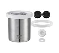 Airtight Coffee Canister, Stainless Storage Container, 900ml Capacity Food Jar with Large Opening, Fresh Seal Kitchen Canister, Coffee Bean Holder with Modern Design, Pantry Organizer for Home Kitchen